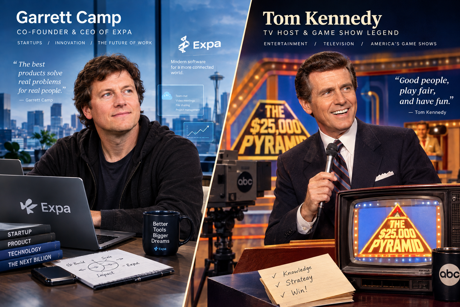 Tom Kennedy and Garrett Camp